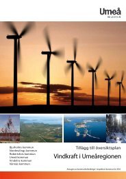 Vindkraft i Umeåregionen — tillägg till översiktplan