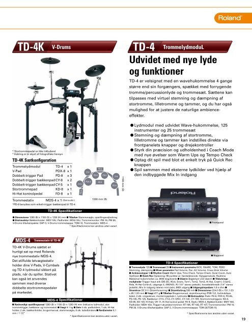 NYE PRODUKTER - Roland Scandinavia a/s