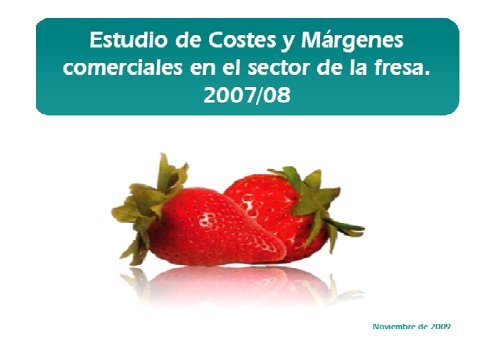 Costes y margenes en fresas