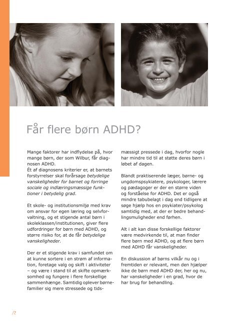 Børn med ADHD - pjece - ADHD: Foreningen