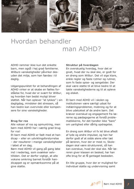 Børn med ADHD - pjece - ADHD: Foreningen