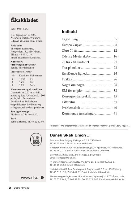 Fritz - Kramnik - Dansk Skak Union