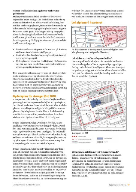 1 - Forslag til lokalplan "Sundbyøster Skole" - Københavns Kommune