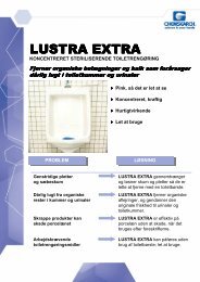 NC E Lustra EXTRA TS - DK - NCH Europe Inc., Danmark