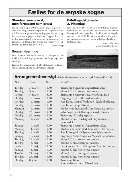 1 Marts /April Maj 2011 - Alt er vand ved siden af Ærø