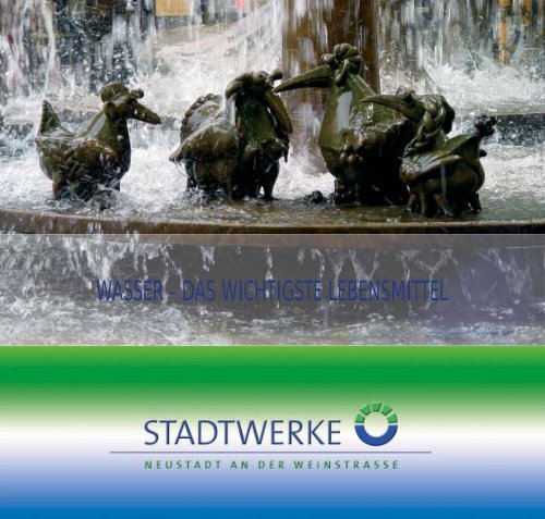 Infobroschüre Wasser - Stadtwerke Neustadt