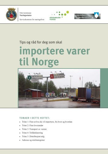 Import - Næringsetaten Oslo kommune