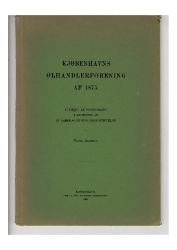 Kjøbenhavns Ølhandlerforening af 1875.pdf - Hovedbiblioteket.info