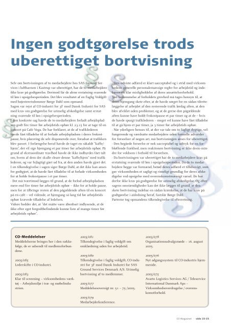 Integration med succes - CO-industri