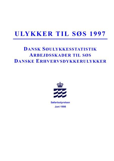 ULYKKER TIL SØS 1997 - Søfartsstyrelsen