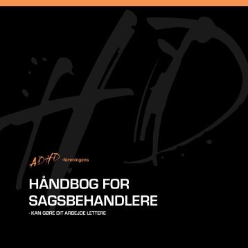 HÅNDBOG FOR SAGSBEHANDLERE - ADHD: Foreningen