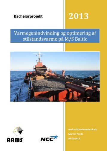 Varmegenindvinding og optimering af stilstandsvarme på MS Baltic ...