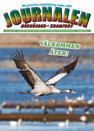 VÄLKOMMEN ÅTER! VÄLKOMMEN ÅTER! - Journalen