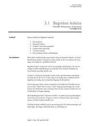3.1 Begrebet ledelse - Cubion