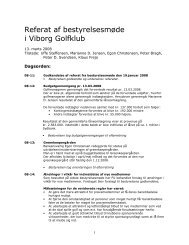 Referat fra bestyrelsesmøde den 13.03.2008 - Viborg Golfklub