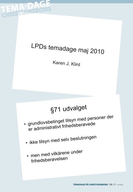 Nummer 80 (august 2010) - Landsforeningen af Patientrådgivere ...