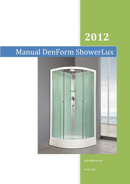 Manual DenForm ShowerLux - Silvan