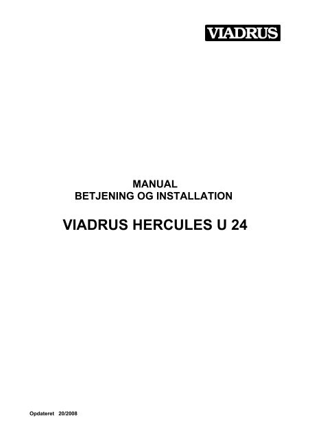 Manual HERCULES_U24 (588,40 kb) - VVS-Eksperten