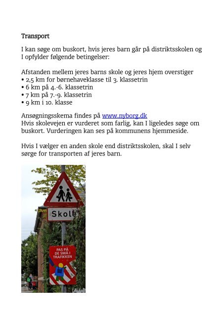 Skolestart august 2013 - Nyborg Kommune