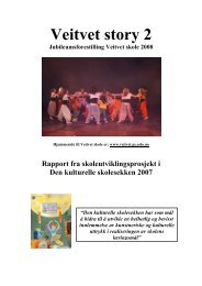 Veitvet 2008.pdf - Den kulturelle skolesekken i Oslo