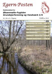 Egern-Posten - Øksenmølle-Fuglslev Grundejerforening