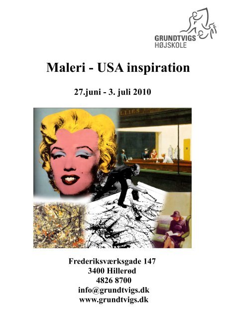 Hent kursusfolder her - Grundtvigs Højskole