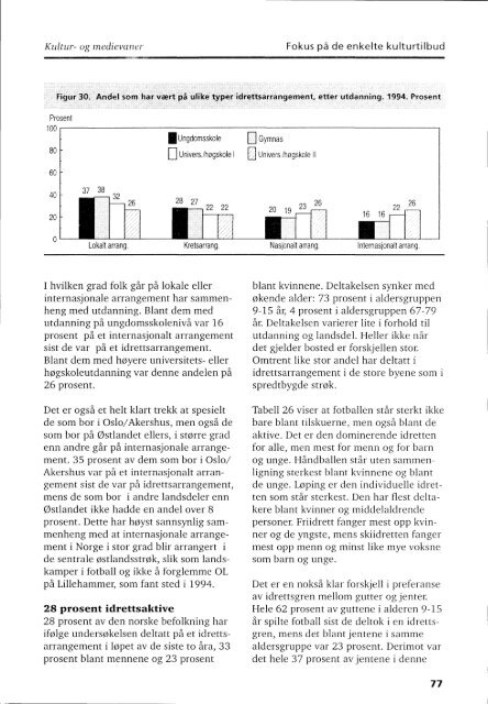 Kultur - Statistisk sentralbyrå