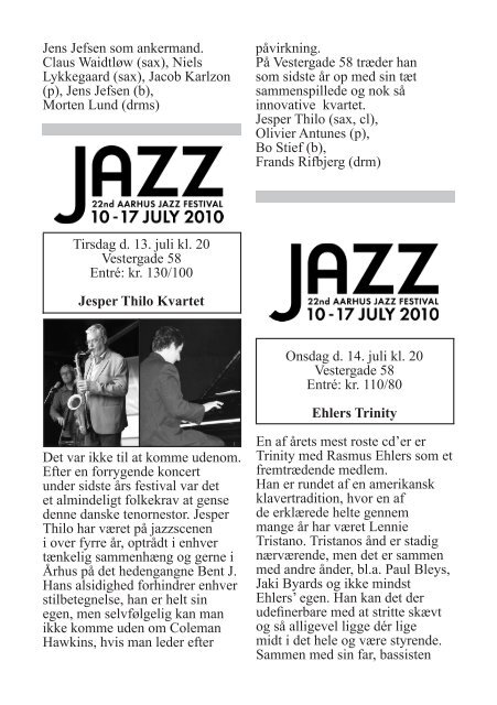 JS blad 03/2010 - Jazzselskabet i Aarhus