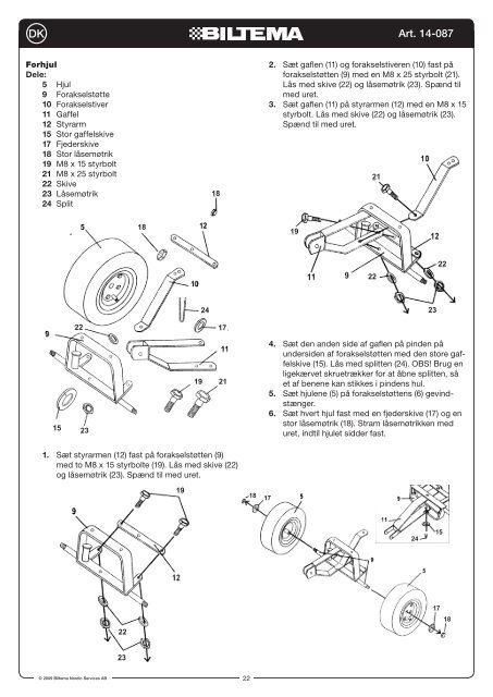 wheel assembly - Biltema