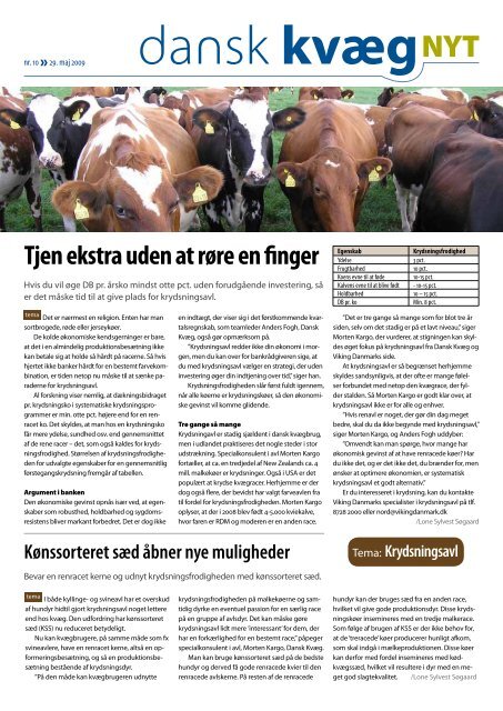 Dansk kvæg nyt nr 05 2009