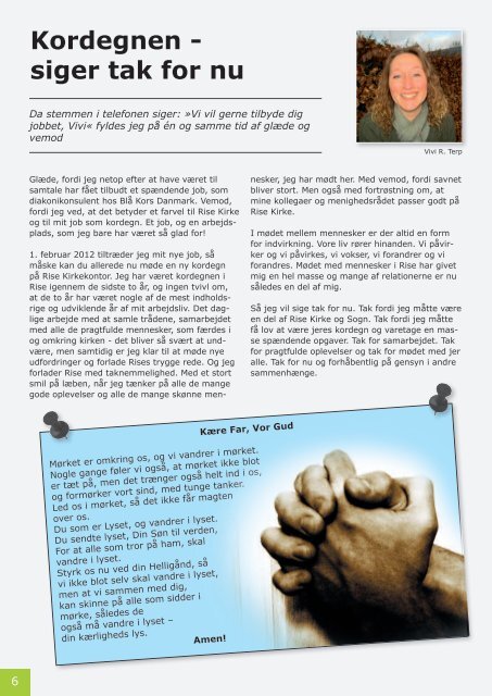 Kirkeblad for marts · april · maj 2012 Scan QR koden og ... - Rise Kirke