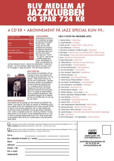 Printed program - PDF - Aarhus International Jazz Festival