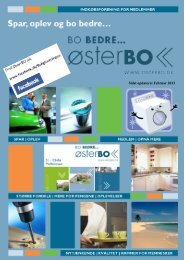 Brochure om ØsterBOs indkøbsforening for medlemmer