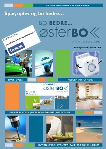 Brochure om ØsterBOs indkøbsforening for medlemmer