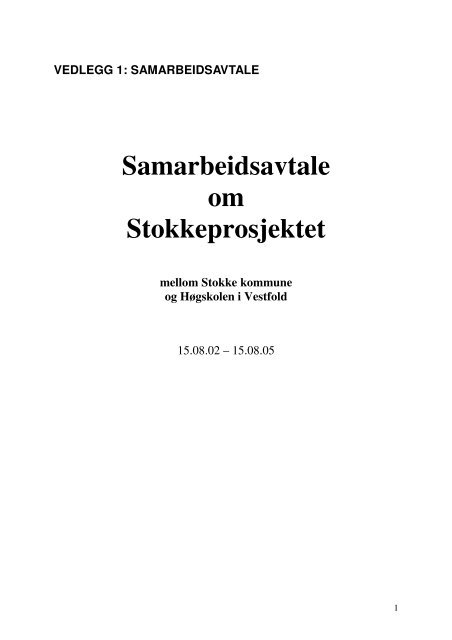 Stokkeprosjektet - Biblioteket - Høgskolen i Vestfold