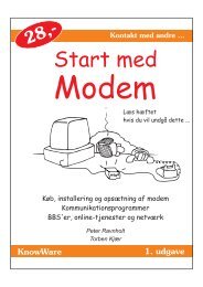 Start med modem - Kim Frost´s hjemmeside