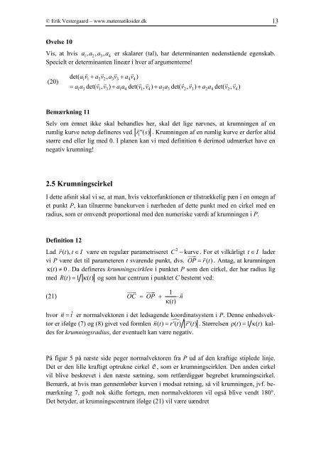 Vejgeometri - Vestergaards Matematik Sider