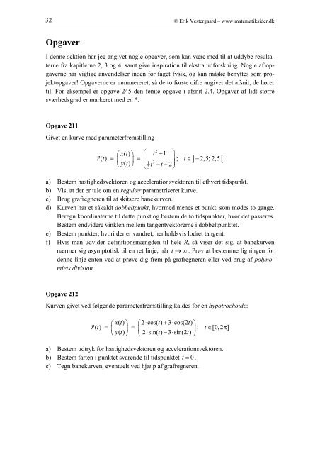 Vejgeometri - Vestergaards Matematik Sider