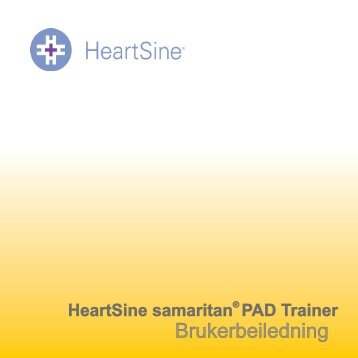 H017-001-084-0 Norwegian PAD Trainer Usre Manual.cdr - HeartSine