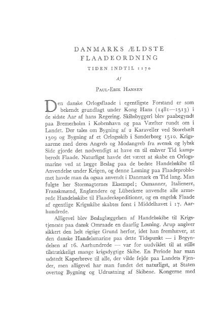 Danmarks ældste flaadeordning - Tiden indtil 1170, s. 62-90