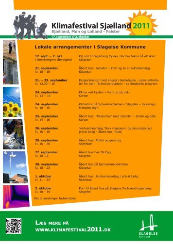 Lokale arrangementer i Slagelse Kommune