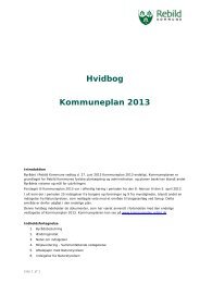 Hvidbog - Kommuneplan 2013-2025 - Rebild Kommune