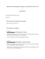 Referat fra Provstiudvalgsmøde, onsdag den 31. januar 2007 kl. 15.00