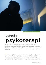 Mænd i psykoterapi - Tomas Friis