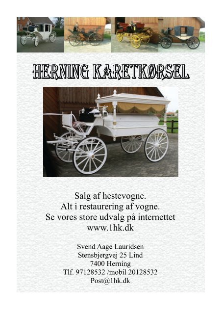 Download Køresporten nr. 2 2009.pdf - Karetmager.dk