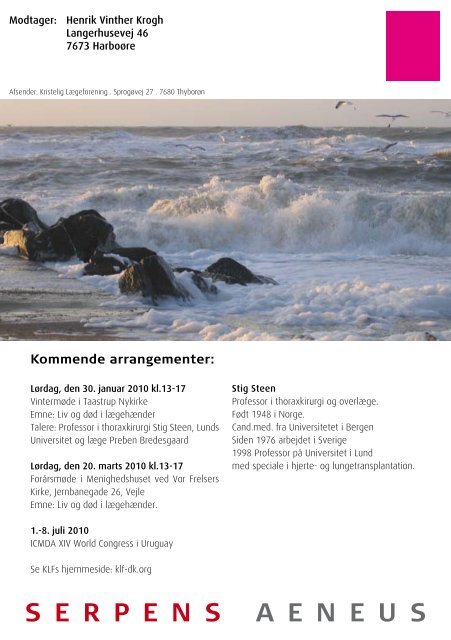 December 2009 - Kristelig Lægeforening Danmark