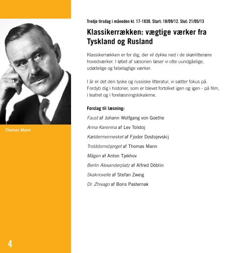 Læseklubber 2012-13 - Gentofte Bibliotekerne