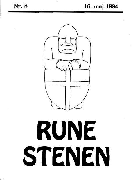 Nr. 8 16. maj 1994 - Runestenen