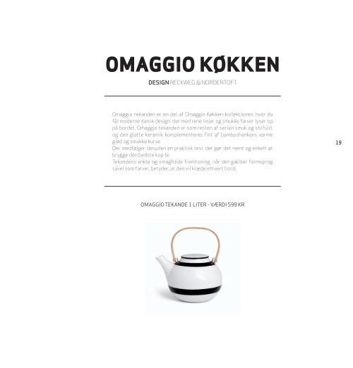 KÄHLER DESIGN 2012 BUSINESS-TO-BUSINESS GAVEKATALOG