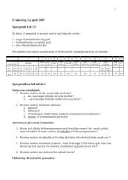 3.g-evaluering - april 2005 - Lemvig Gymnasium